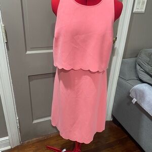 LOFT Coral Sleeveless Dress